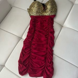 Las Vegas fun sequin bustier dress